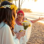Energetic Ceremony on the Beach