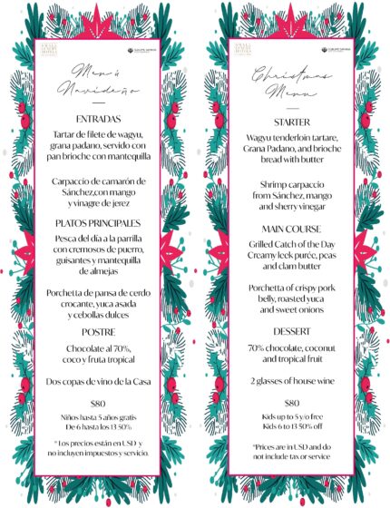 Christmas Menu