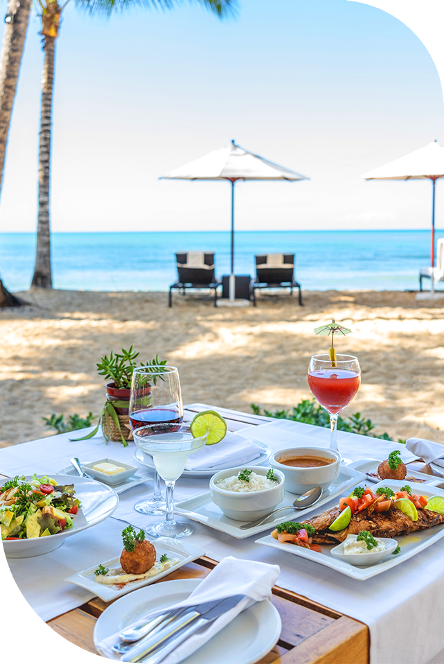 Cuisine on beach