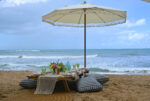 Picnic brunch at the beach