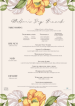 Mother's Day Menu