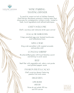 Tasting Menu June 2025