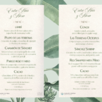 Entre Mar y Mesa Menu