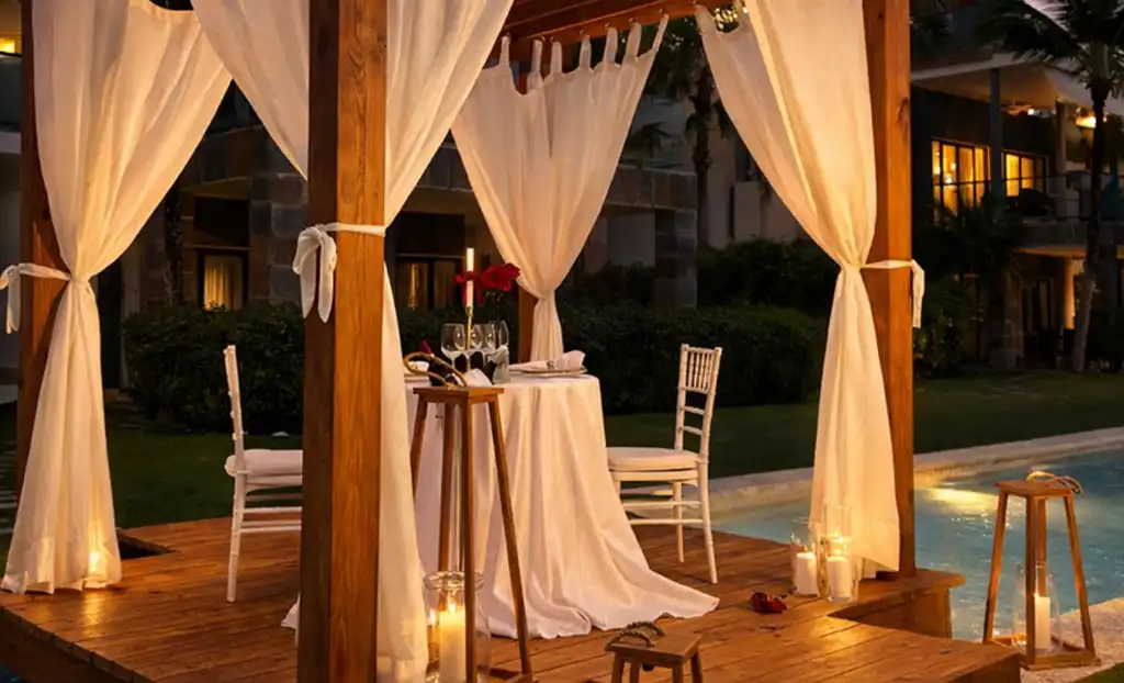 quiet luxury romantic retreat in the Caribbean