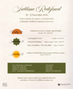 Sublime Redefined Activity Program